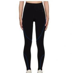 Anine Bing Black Blue Brix Activewear Athletic Leggings Women's Size XS
